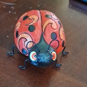 Jim Shore Red and Black Ladybug Figurine